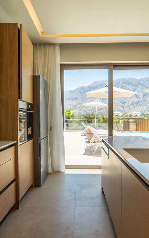 Villa Zen Chrysi: Kök