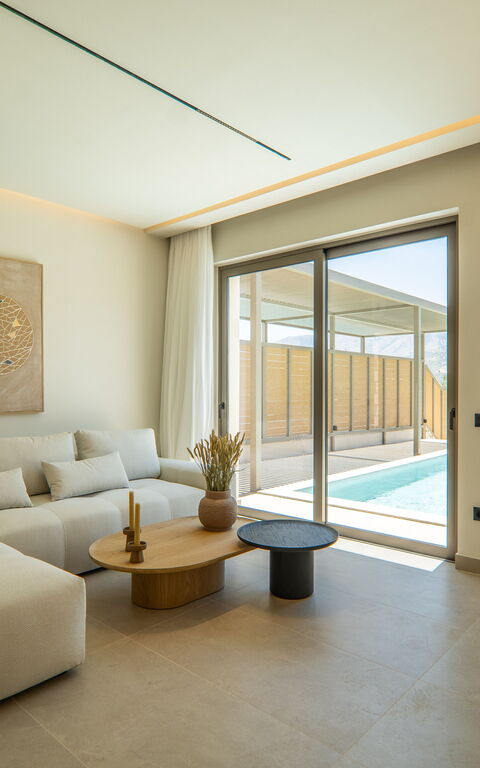 Villa Zen Aphrodite: Vardagsrum