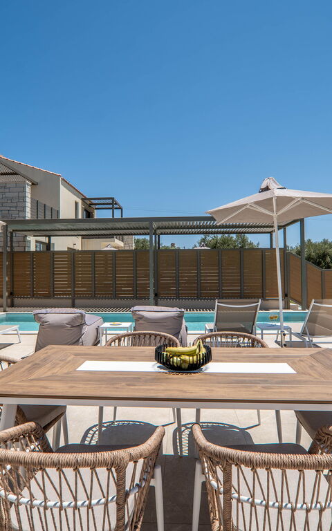 Villa Zen Aphrodite: Balkong / terrass / uteplats, Exteriör, Utomhus