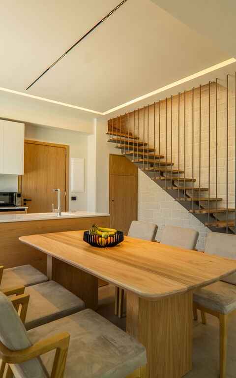 Villa Zen Hephaistos: Kök, Lunchrum