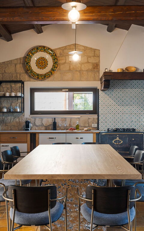 Corte Antigua: Kök, Lunchrum