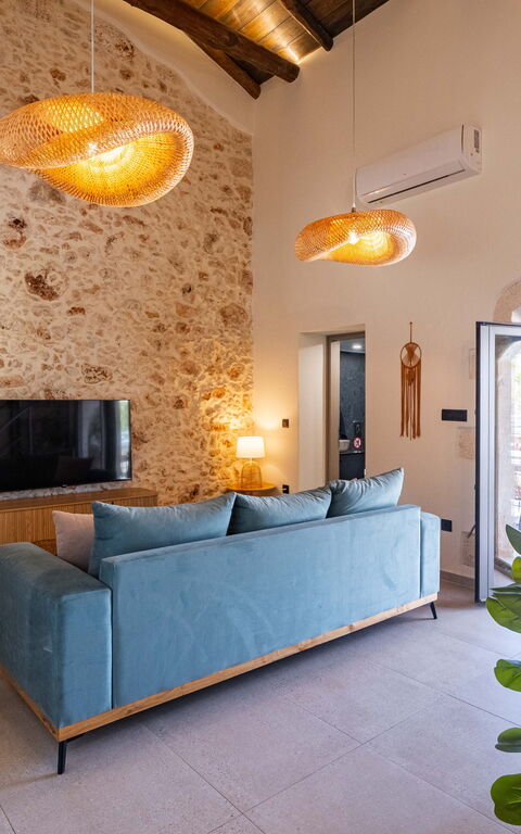 Villa Platon: Vardagsrum