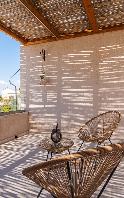 Villa Platon: Balkong / terrass / uteplats