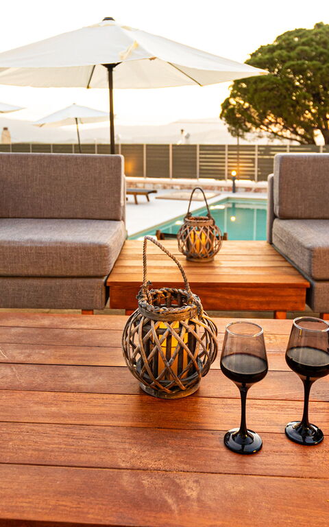 Villa Platon: Balkong / terrass / uteplats, Exteriör, slå samman, Utomhus