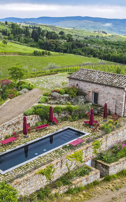 Villa Tenuta Casenuove: slå samman, Visningar