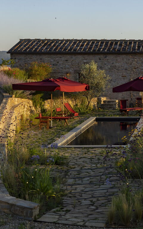 Villa Tenuta Casenuove: Exteriör, slå samman, Trädgård, Utomhus