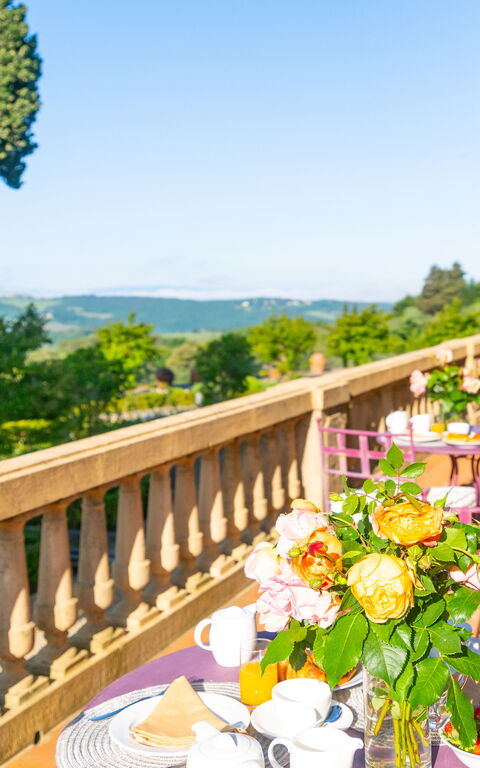 Villa Tenuta Casenuove: Balkong / terrass / uteplats, Exteriör, Utomhus, Visningar