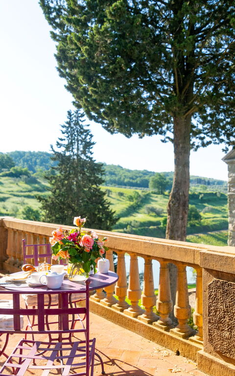 Villa Tenuta Casenuove: Balkong / terrass / uteplats, Exteriör, Utomhus, Visningar