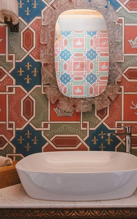 Villa Tenuta Casenuove: Badrum