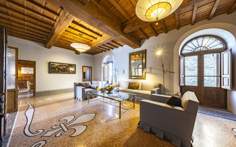Villa Tenuta Casenuove: Vardagsrum