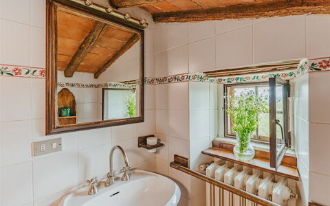 Semesterboende Torre: Badrum