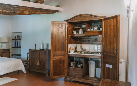 Semesterboende Loggetta: Kök, sovrum