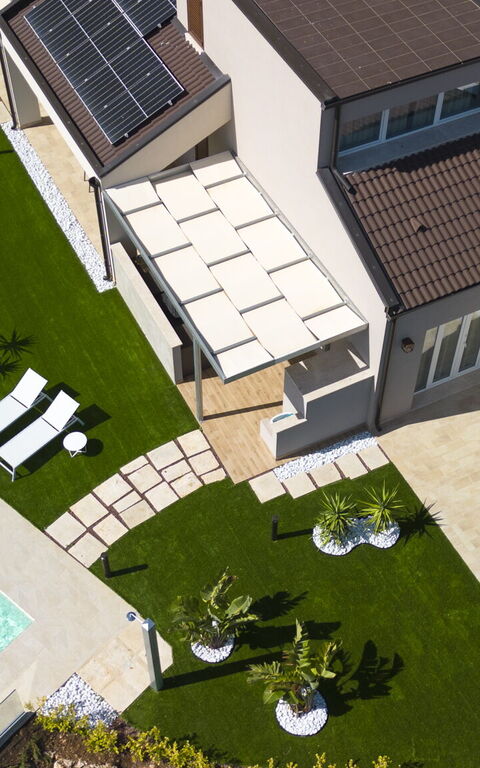 Villa Aversa: Balkong / terrass / uteplats, Exteriör, slå samman, Trädgård, Utomhus