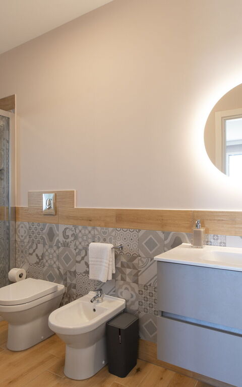 Villa Aversa: Badrum