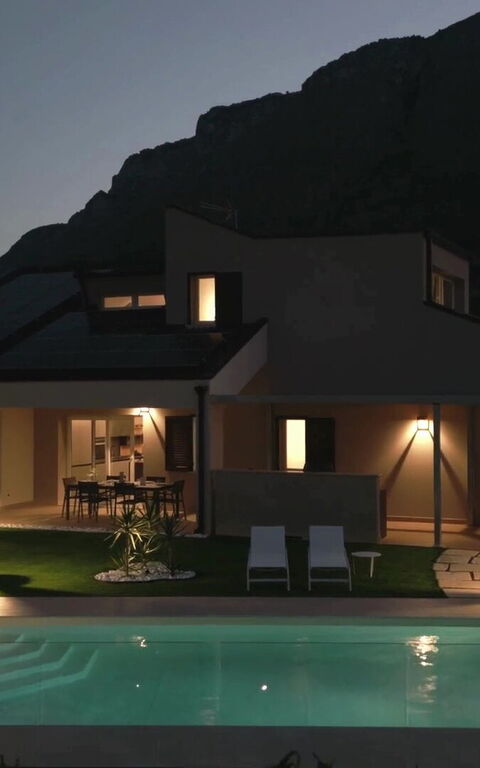 Villa Aversa: Exteriör, slå samman, Trädgård, Utomhus, Visningar