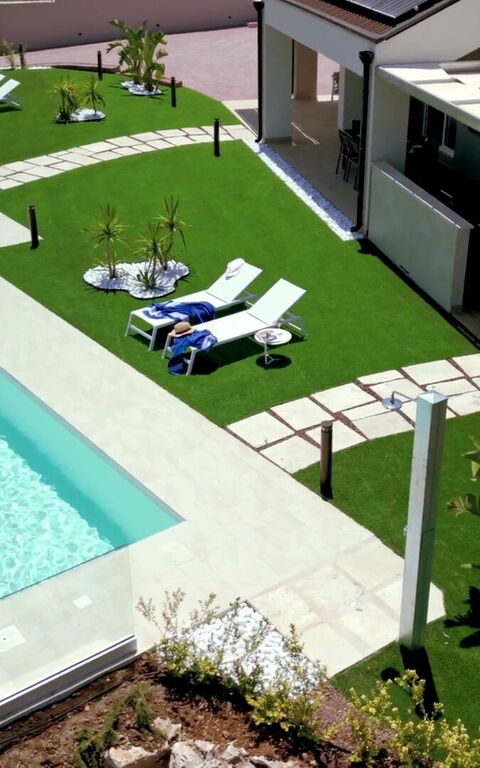 Villa Aversa: Exteriör, slå samman, Trädgård, Utomhus, Visningar