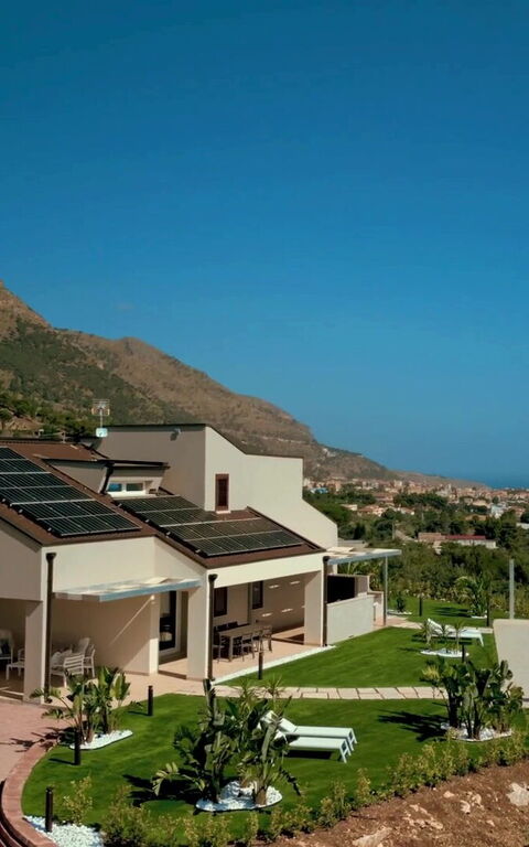 Villa Aversa: Exteriör, slå samman, Trädgård, Utomhus, Visningar