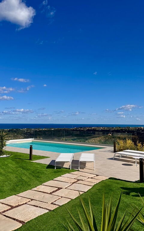 Villa Aversa: slå samman, Trädgård, Utomhus, Visningar