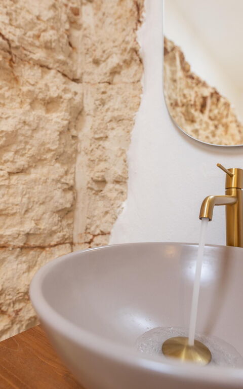 Villa Perla Del Sud: Badrum