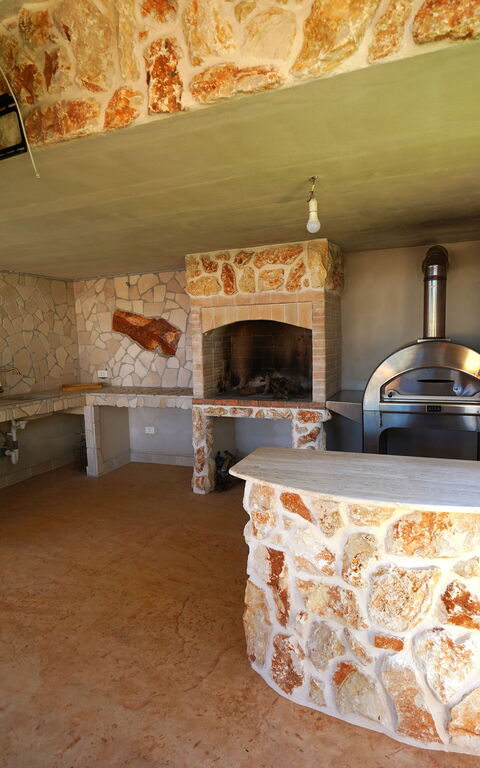 Trullo Samanta: Balkong / terrass / uteplats, Kök, Trädgård, Utomhus