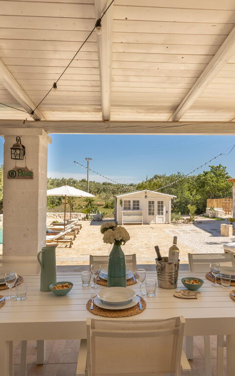 Villa Lampu Di Luce: Balkong / terrass / uteplats, Exteriör, slå samman, Utomhus