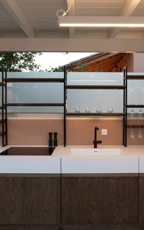 Villa Eleas Ikos: Balkong / terrass / uteplats, Exteriör, Utomhus