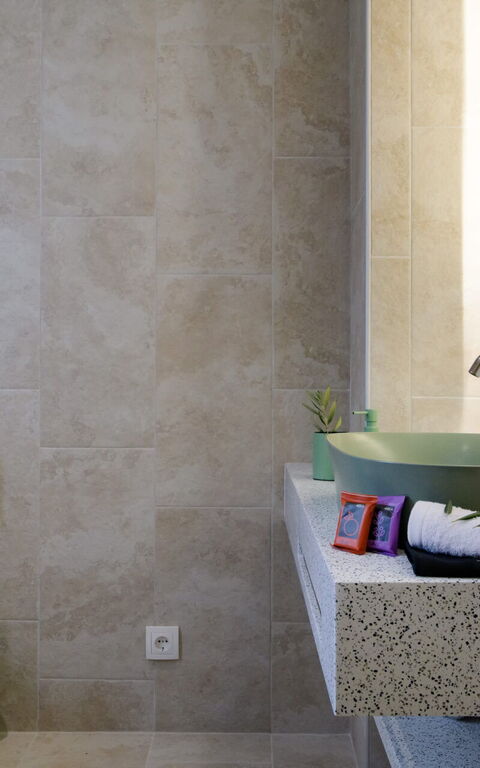 Villa Eleas Ikos: Badrum