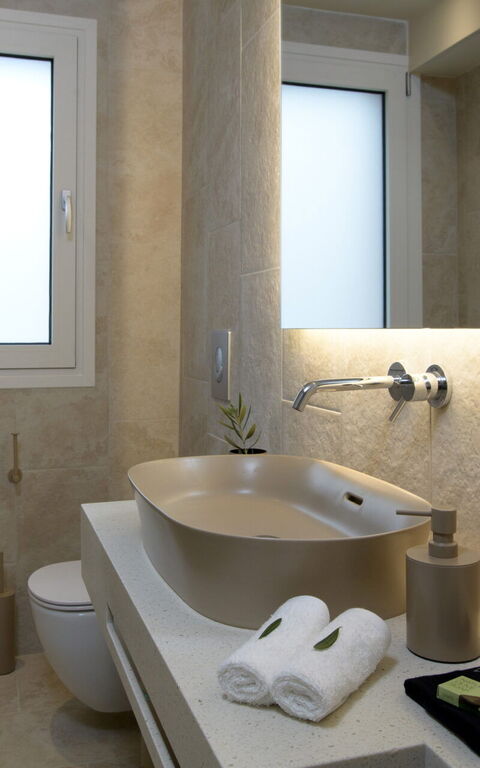 Villa Eleas Ikos: Badrum