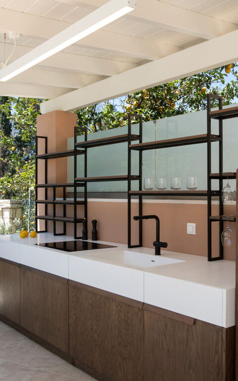 Villa Eleas Ikos: Balkong / terrass / uteplats, Exteriör, Utomhus