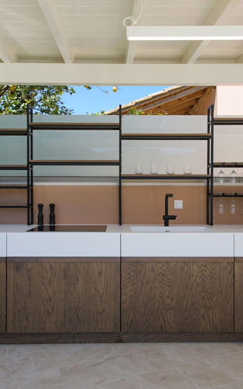 Villa Eleas Ikos: Balkong / terrass / uteplats, Exteriör, Utomhus