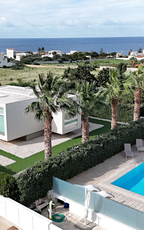 Villa Pizzolungo: slå samman, Utomhus, Visningar