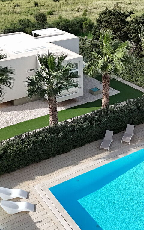 Villa Pizzolungo: slå samman, Utomhus, Visningar