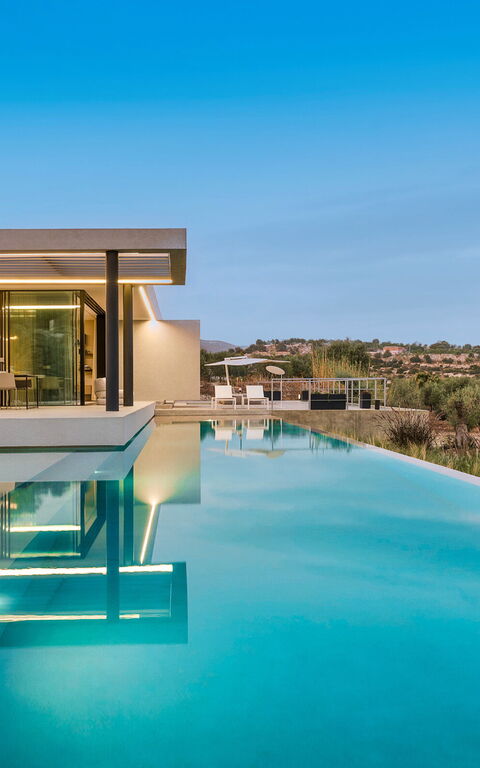 Villa Calypso: Exteriör, slå samman, Utomhus, Visningar