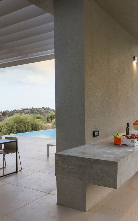 Villa Calypso: Balkong / terrass / uteplats, Exteriör, Utomhus