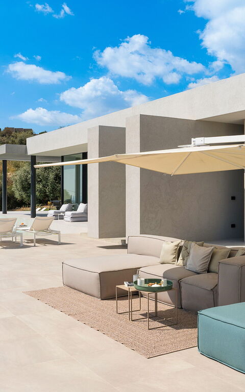 Villa Calypso: Balkong / terrass / uteplats, Exteriör, Utomhus