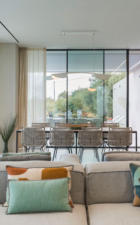 Villa Calypso: Lunchrum, Vardagsrum