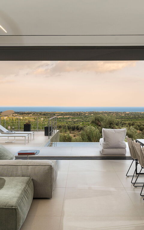 Villa Calypso: Lunchrum, Vardagsrum, Visningar