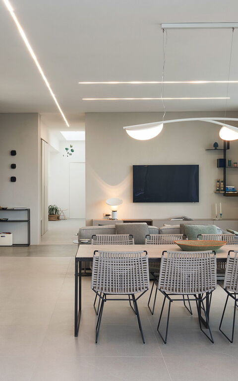 Villa Calypso: Lunchrum, Vardagsrum