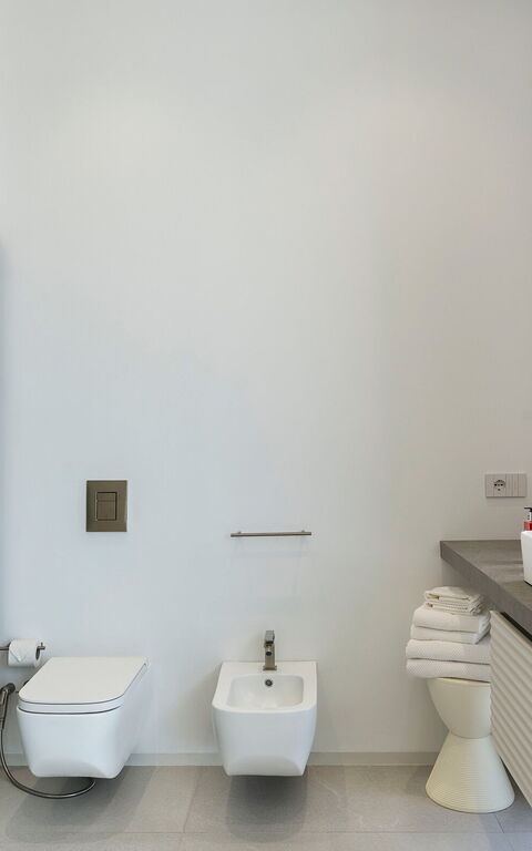 Villa Calypso: Badrum