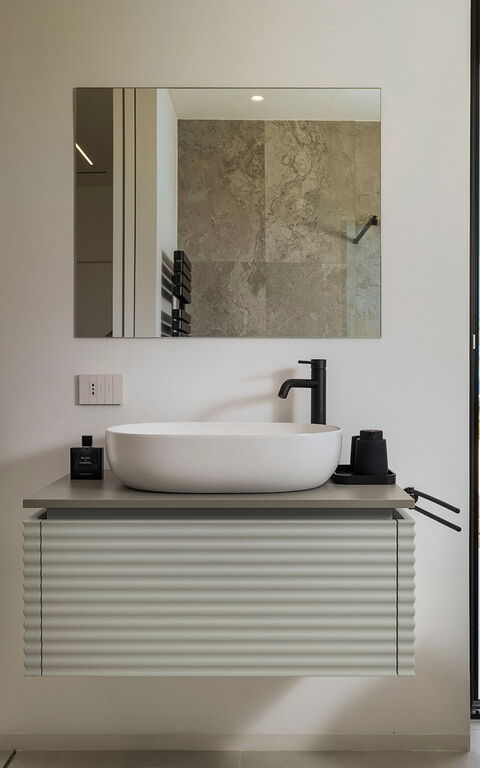 Villa Calypso: Badrum