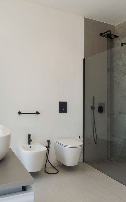 Villa Calypso: Badrum