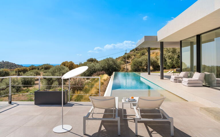 Villa Calypso: Balkong / terrass / uteplats, Exteriör, Utomhus