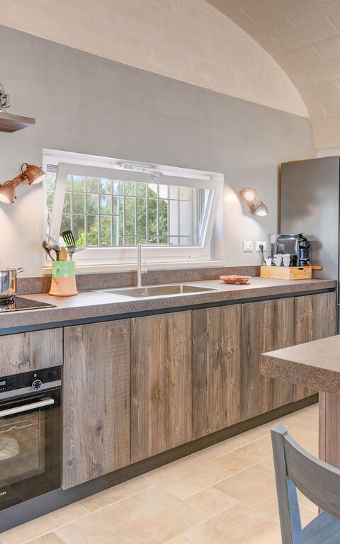 Trulli di Luccio: Kök, Lunchrum