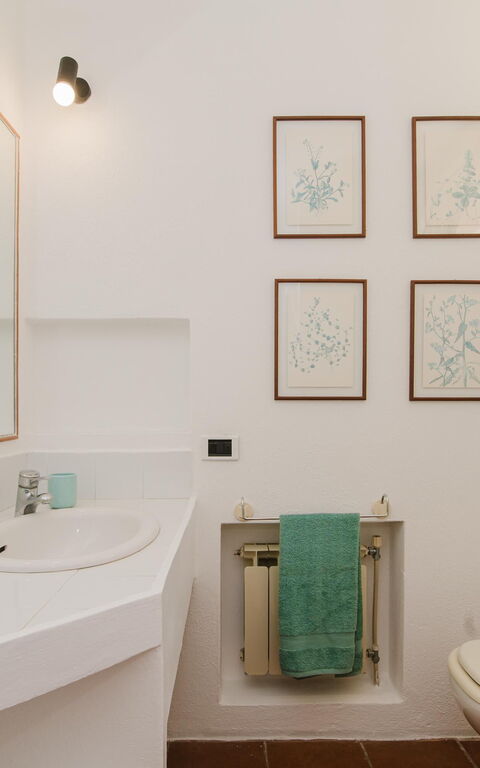 Villa Cala Serena: Badrum