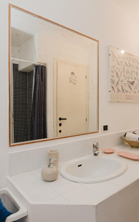 Villa Cala Serena: Badrum