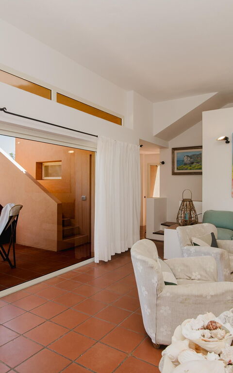 Villa Cala Serena: Vardagsrum