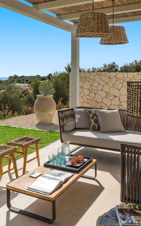 Villa Petite Afrique: Balkong / terrass / uteplats, Exteriör, Trädgård, Utomhus