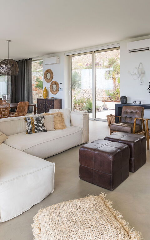 Villa Petite Afrique: Vardagsrum