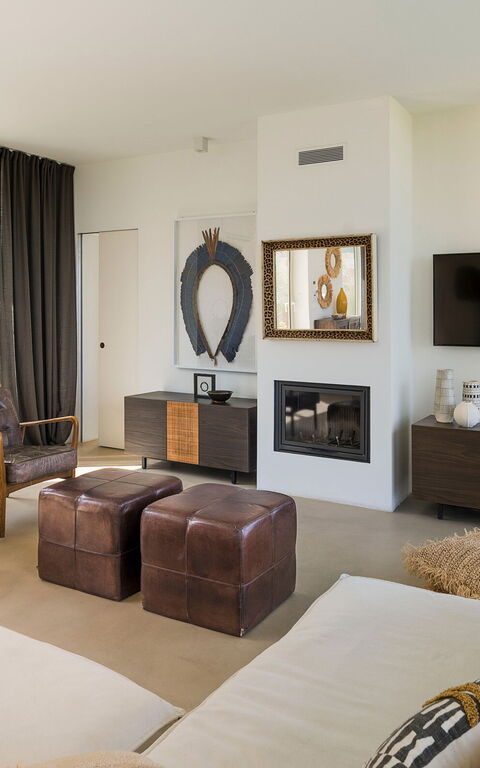 Villa Petite Afrique: Vardagsrum