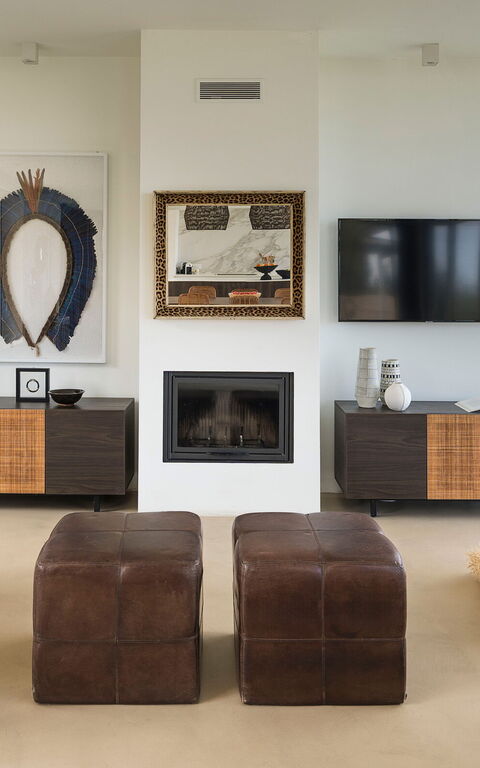 Villa Petite Afrique: Vardagsrum